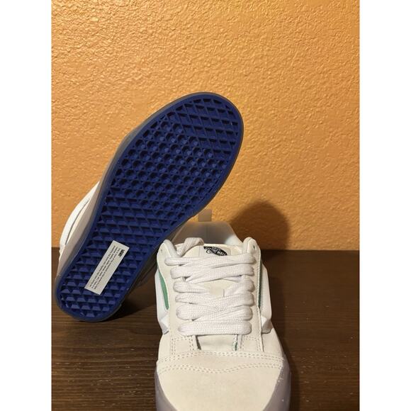 Vans Knu Skool Translucent Skate Sneakers Shoes Classic White Green Size8.5M/10W - Picture 3 of 7